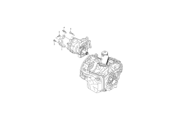 Transmission securing parts, final drive gearbox, for 7-speed dual clutch, gearbox MYB, MYG, NEZ, NYD, NYE, NZS, NZT, QYQ, RBU, RBV