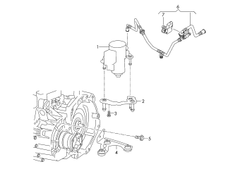 Electric vacuum pump, for brake, vacuum pipe petrol eng.+, CTHA, CTHD, CAVD+PR-, 1GA+7MN
