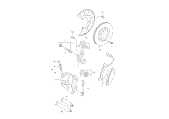 Disc brake front