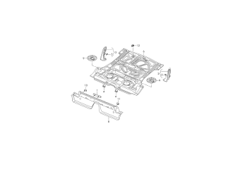 Bottom plate rear