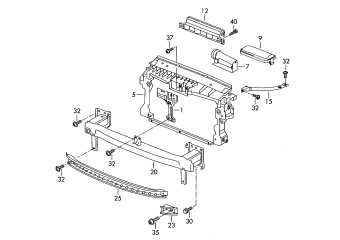 Bodywork front part without, plenum chamber