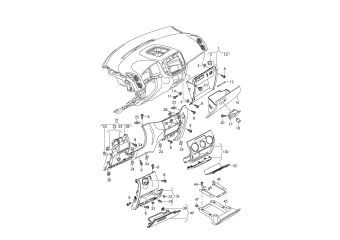 Dashboard fittings lower