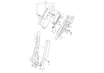 Side airbag unit