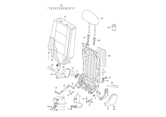 Backrest rear
