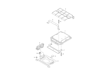 Control unit for diesel engine, fasteners
