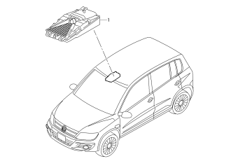 Control unit with camera for traffic sign recognition and dynamic main beam