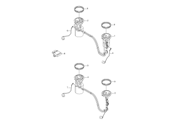 Fuel delivery unit and sender for fuel gauge