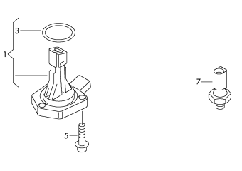 Oil level sensor, oil pressure switch