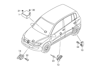 Electrical parts for airbag rhd PR-4UE, 4UF