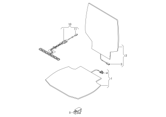 Electrical parts for seat and backrest heating, seat occupied recognition