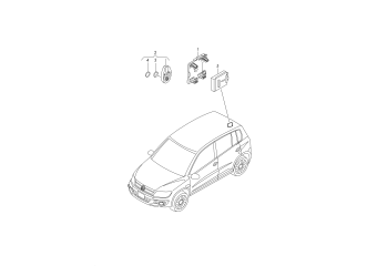 Electrical parts for auxiliary, heater with remote control
