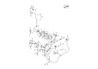Wiring set for engine CZDA, CZDB