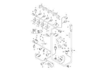 Wiring set for engine CFFD, CFFA, CFFB, CFGB, CLJA, CFGC