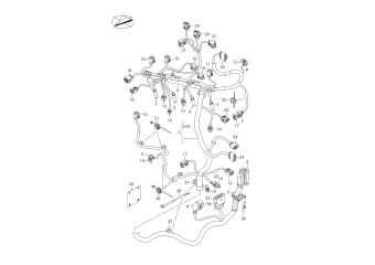 Wiring set for engine CUVE, CUVC, CUWA