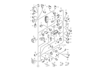 Central wiring set