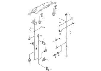 Cable set for tailgate