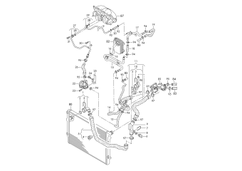 Coolant cooling system 1.4ltr. petrol eng.+, CAVA, CAVD, CTHA, CTHD