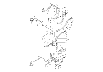 Coolant cooling system 2.0 ltr. petrol eng.+, CAWA, CAWB, CCTA, CCZB, CCZD, CCZC