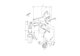 Fuel filter 2.0 ltr. diesel eng.+, PR-T0N