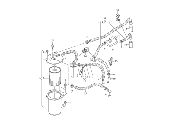Fuel filter 2.0 ltr. diesel eng.+, PR-TL4