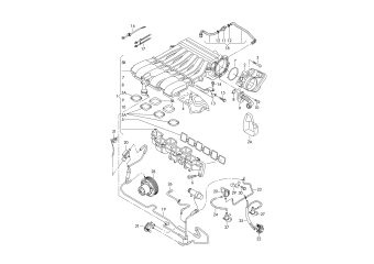 Intake system 3.6ltr. petrol engine