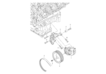 Vane pump for power steering 3.0ltr. 6-cylinder+, petrol engine+, CJTA, CYJA