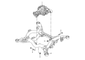 Final drive complete for models with no differential lock rear CMTA, CGRA, CJTA, CGEA, CGFA, CGNA, CYJA, CJMA, CRCA, CNRB, CKDA, CVWA, CVVA, CRCD