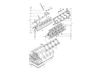 Cylinder head 4.2 ltr. diesel engine+, CKDA