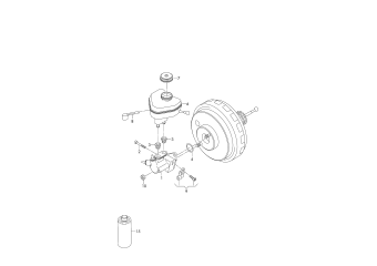 Tandem brake master cylinder