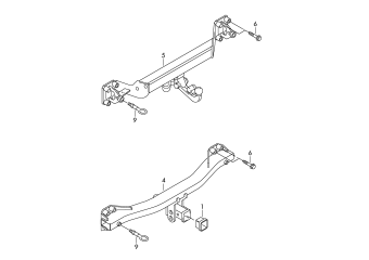 Trailer tow hitch spher.head