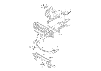 Bodywork front part