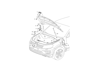 Bonnet, lid lock