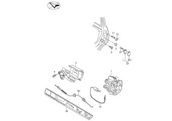 Door lock front