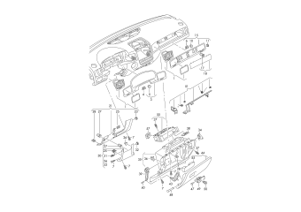 Dashboard fittings lower