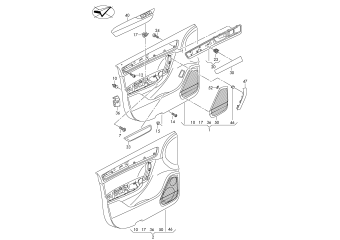 Door panel front