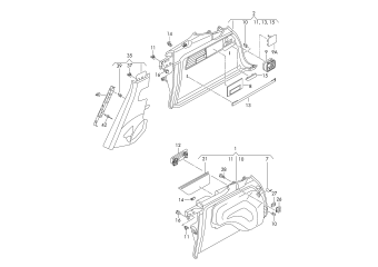 Luggage compartment trim
