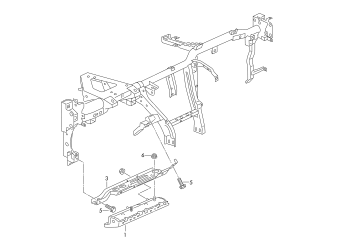 Knee airbag unit drivers side PR-4UH, 4UP