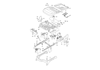 Electrically adjustable seats left front PR-3L4,3L5, 3PN