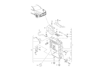 Inverter for traction motor hybrid