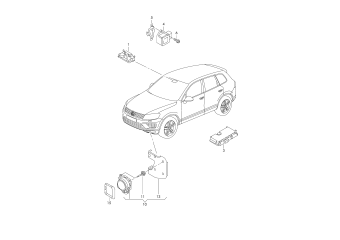 Control unit for lane guard, system with camera
