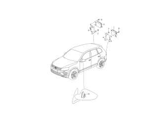 Control unit for lane change assist