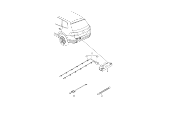 Control unit for opening boot lid PR-4E6