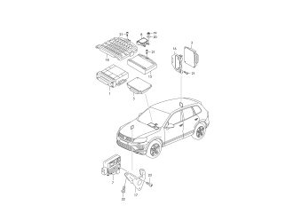 Control unit for 8-speed automatic gearbox, control unit for differential locks, control unit for electric ancillary hydraulic pump for gear oil