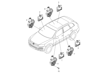 Door control unit, window regulator motor