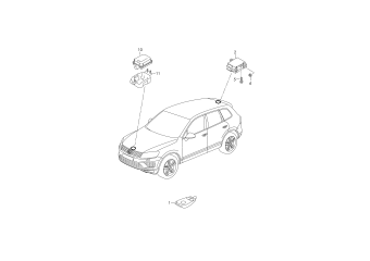 Electrical parts for auxiliary heater with remote control