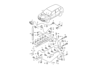 Wiring set for engine CGRA, CMTA