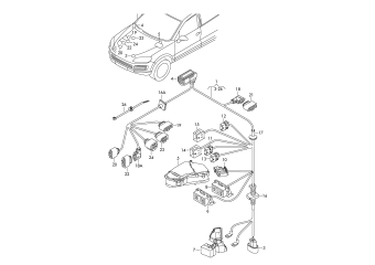 Harness for engine compartment CGRA, CMTA
