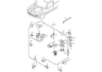 Harness for engine compartment CGEA, CGFA, CJTA, CGNA, CYJA