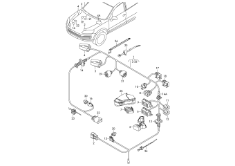 Harness for engine compartment CKDA