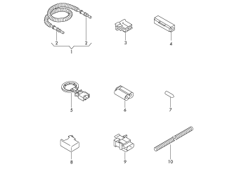 Fibre optic wave conductor, processing instruction, VAS 6223A